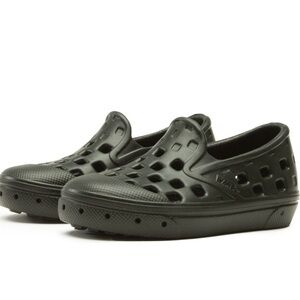 VANS TODDLER SLIP-ON TRK - BLACK